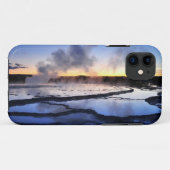 日没の間欠泉の煙 Case-Mate iPhoneケース (裏面(横))