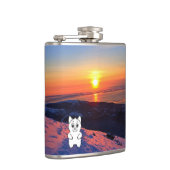 日没の雪の獣はフラスコを見直します フラスク (右)