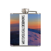 日没の雪の獣はフラスコを見直します フラスク (裏面)