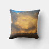 日没の雲の爆発 クッション (裏面)