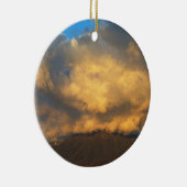 日没の雲の爆発 セラミックオーナメント (右)