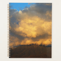 日没の雲の爆発