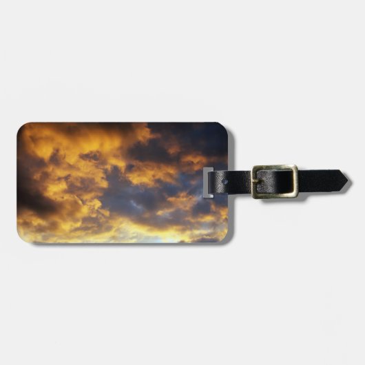 日没の雲 ラゲッジタグ (正面横)