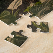 日没の風景風景自然ひまわり畑 ジグソーパズル (側面)