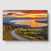 日没の風景飛行機のホイ実在ル ゲストブック (正面)