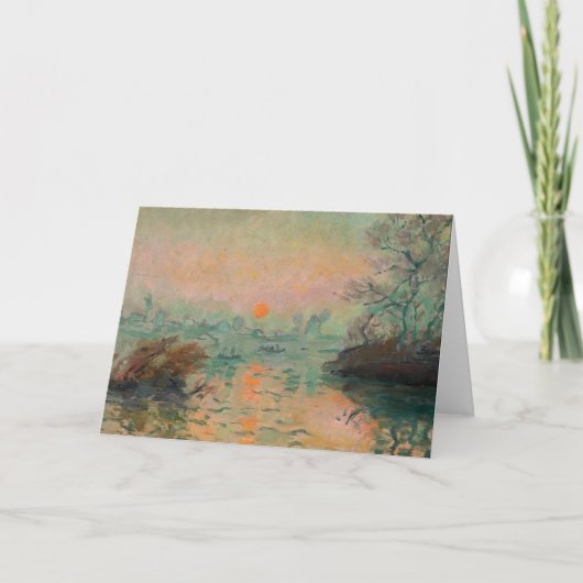 日没の風景 | タデウスマコフスキー カード (正面)