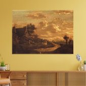 日没の風景、ラファエル・カンフユセン(I)、c.165 キャンバスプリント (インサイチュ (リビング))