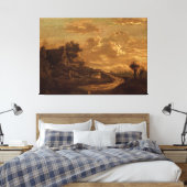 日没の風景、ラファエル・カンフユセン(I)、c.165 キャンバスプリント (インサイチュ (寝室))