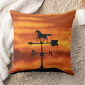日没の風見鶏 クッション (ブランケット)
