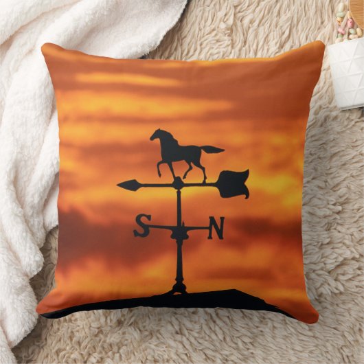 日没の風見鶏 クッション (ブランケット)