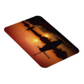 日没の風車，キンダーダイク，オランダ マグネット (右側)