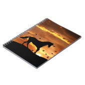 日没の馬と鳥 ノートブック (左側)