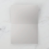 日没の馬のグリーティングカード シーズンカード (内部)