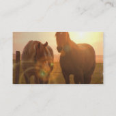 日没の馬の名刺 名刺 (裏面)