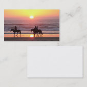 日没の馬の名刺 名刺 (正面/裏面)