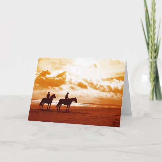 日没の馬 カード (正面)