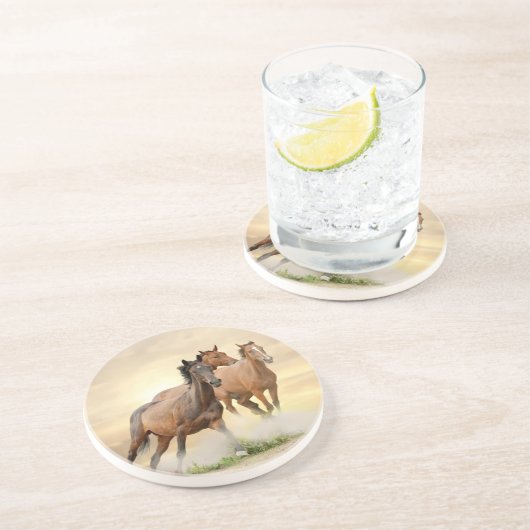 日没の馬 コースター (側面)