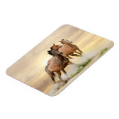 日没の馬 マグネット (左側)