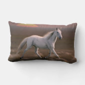 日没の馬 ランバークッション (裏面)
