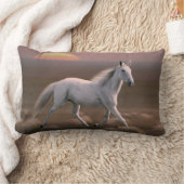 日没の馬 ランバークッション (ブランケット)