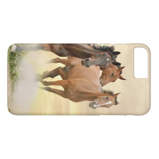 日没の馬 Case-Mate iPhoneケース (裏面(横))