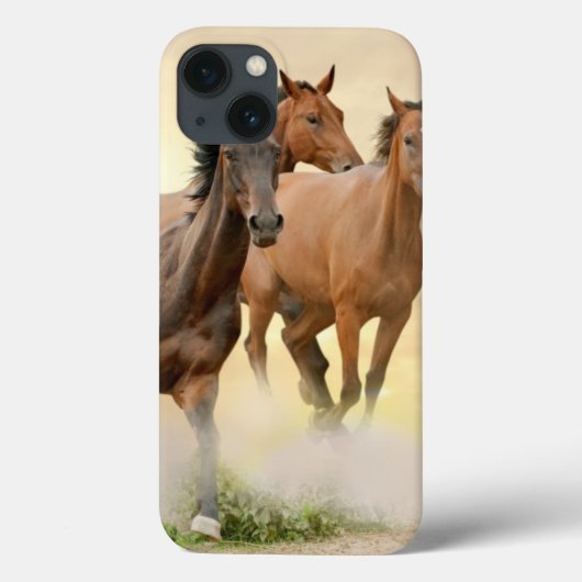 日没の馬 Case-Mate iPhoneケース (裏面)