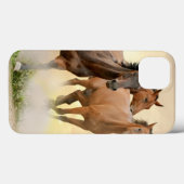 日没の馬 Case-Mate iPhoneケース (裏面 (横))