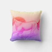 日没の馬Pilow クッション (正面)