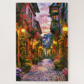 日没の魔法の町 ジグソーパズル (縦)