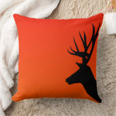 日没の鹿 クッション (ブランケット)