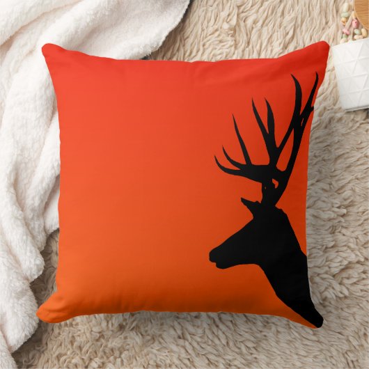 日没の鹿 クッション (ブランケット)