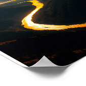 日没の黄金川：山瀬 ポスター (角)