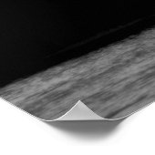 日没の黒と白のカニのボート16x20 ポスター (角)