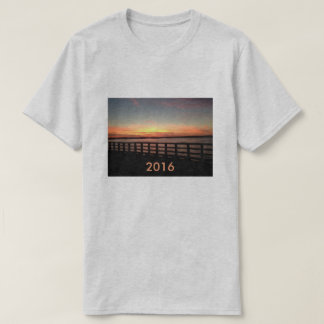 日没の2016橋 Tシャツ