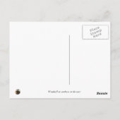 日没の"ノースダコタ"の美しい風車 ポストカード (裏面)