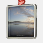 日没のChestermanのビーチ、Tofino、バンクーバー メタルオーナメント (左)