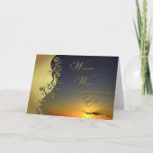 日没のEidカード抽象芸術の花柄 シーズンカード (正面)