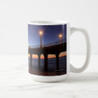 日没のManhattan Beach桟橋、カリフォルニア