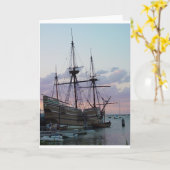 日没のMayflower II カード (黄色い花)