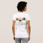 日没のTシャツの乗車 Tシャツ (裏面フル)