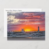 日没はがきの最初に シーズンポストカード (正面/裏面)