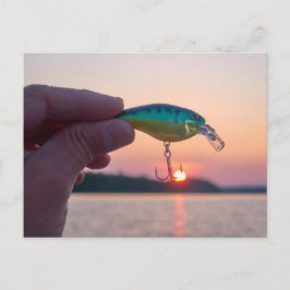 日没はがきを受け取る ポストカード