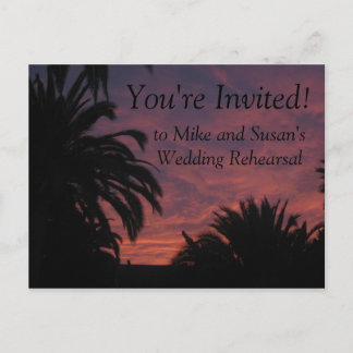 日没はがき インビテーションポストカード