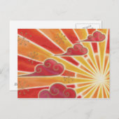 日没はがき ポストカード (正面/裏面)