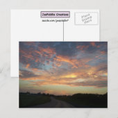 日没はがき ポストカード (正面/裏面)