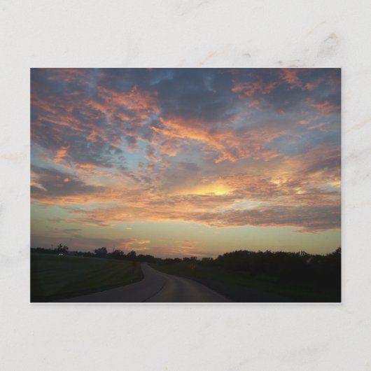 日没はがき ポストカード (正面)