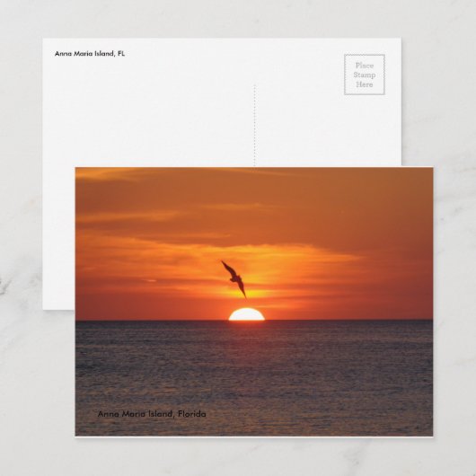 日没はがき ポストカード (正面/裏面)