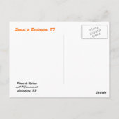 日没はがき ポストカード (裏面)