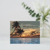 日没はがき ポストカード (スタンド正面)