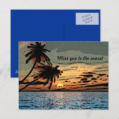 日没はがき ポストカード (正面/裏面)